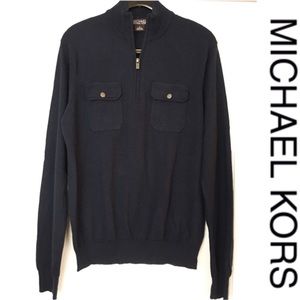 Michael Kors quarter zip sweater